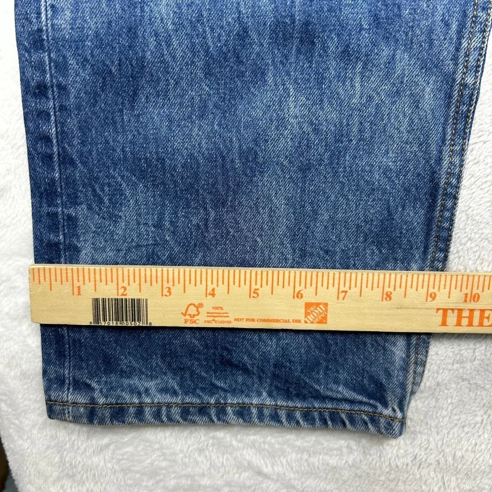 Levi's 501XX Jeans Men's Blue Denim Pockets Classic Straight Button Fly‎ - 38X29